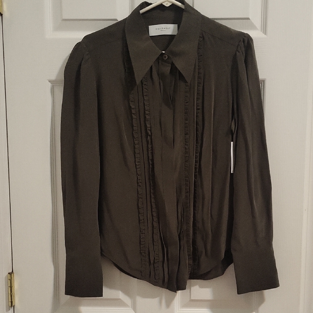 Dark Olive Blouse